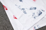 2025 PSG White Vest Training Jersey(A Set)