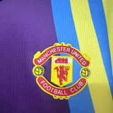1992/93 M Utd Purple GK Retro Soccer Jersey