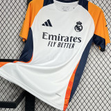 2024/25 RM White Training  Fans Jersey 背后有广告