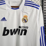 2010/11 RM Home White Retro Long Sleeve Jersey