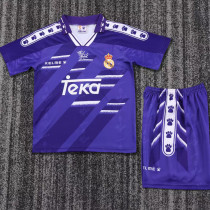 1994/96 RM Away Blue Retro Kids Soccer Jersey