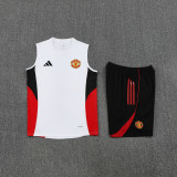 2025/26 M Utd White Vest Training Jersey(A Set)