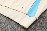 2025 Argentina Rice White Hoody Zipper Jacket