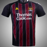 2008/09 Man City Away Red Black Retro Jersey