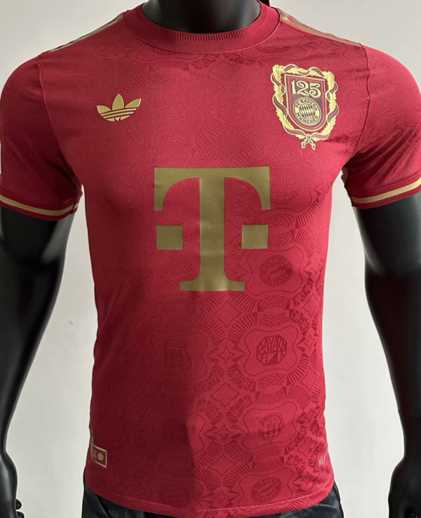 2025 BFC 125th Anniversary Edition Red Player Version Soccer Jersey