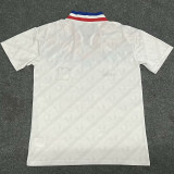 1995/96 Lyon Home White Retro Soccer Jersey