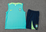 2024/25 Brazil  Green Vest Training Jersey(A Set)