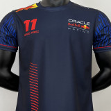 2023/24 Red Bull Racing No.11 Black F1 Team T-Shirt (号码 11 圆领)
