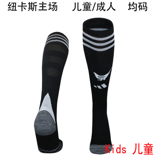 2025/26 Newcastle Home Black Kids Sock 纽卡