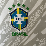 2024/25 Brazil Goalkeeper White Fans Jersey