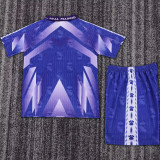 1996/97 RM Away Blue Retro Kids Soccer Jersey
