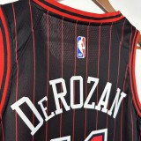2025/26 Bulls DEROZAN #11 Black NBA Jerseys