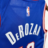 2025 Kings DEROZAN #10 Purple City Edition NBA Jerseys 热压