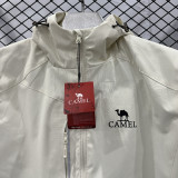 2025 Camel Velvet Thickened warm Beige Outdoor Jackets #F6加绒冲锋衣
