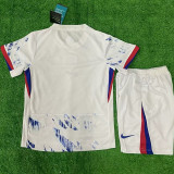 2024/25 Norway Away White Kids Soccer Jersey