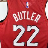 2025 Miami Heat BUTLER #22  Red City Edition NBA Jerseys 热压