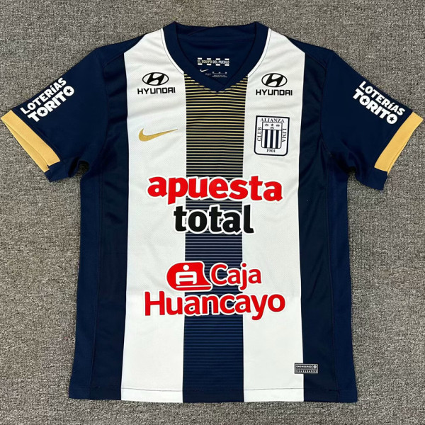 2025/26 Alianza Lima Home Fans Soccer Jersey  利马联盟