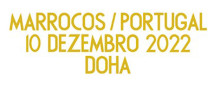MARROCOS / PORTUGAL 10 DEZEMBRO 2022 DOHA   胸前小字 (You can buy it alone OR tell us which jersey to print it on. )