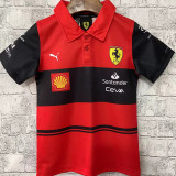 2022 Ferrari F1 Red POLO Team Kids T-Shirt