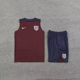 2024/25 England Wine Red Training Tracksuit