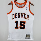 2006/07 Nuggets ANTHONY #15 White Retro NBA Jerseys 热压