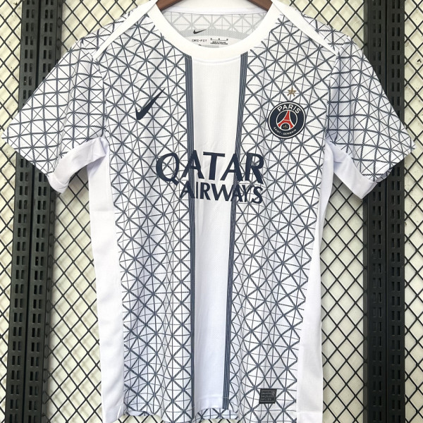 202526 PSG White Training Soccer Jersey