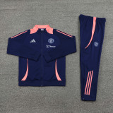 2025 M Utd Sapphire Blue Jacket Tracksuit
