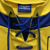 1993/95 Parma Home Yellow Retro Soccer Jersey