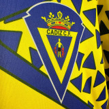 1991/92 Cadiz Home Retro Soccer Jersey  胸前带广告