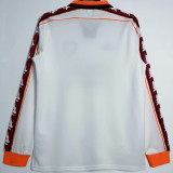 1998/99 Roma Away White Retro Long SLeeve Soccer Jersey