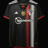 2023/24 Sao Paulo 1:1 Quality Third Black Fans Soccer Jersey