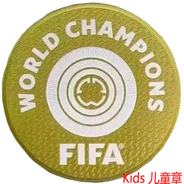 儿童 KIDS  WORLD CHAMPIONS FIFA  胸前世俱杯金章 切尔西用  You can buy it alone OR tell us which jersey to print it on