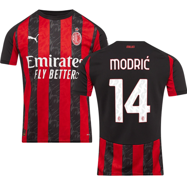 MODRIĆ #14 AC Milan 1:1 Quality Home Fans Soccer Jersey 2025/26 ★★
