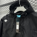 2026/27 DESCENTE Black Outdoor Windbreaker  Y003