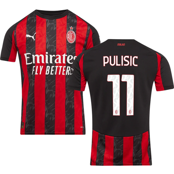 PULISIC #11 AC Milan 1:1 Quality Home Fans Soccer Jersey 2025/26 ★★