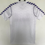 1989/90 RM White Home Retro Soccer Jersey