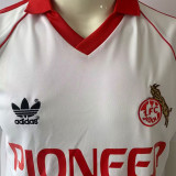 1980/1981 1. FC Köln Home White Retro Soccer Jersey