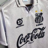 1993/94 Santos Home White Retro Soccer Jersey