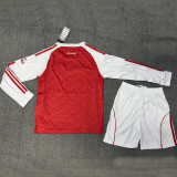 2025/26 ARS Home Red Kids Long Sleeve Soccer Jersey  长袖童装