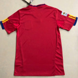 2010 Spain Home Red Retro Soccer Jersey