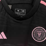 2023/24 Inter Miami Away Black Kids Soccer Jersey