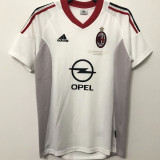 2002/03 AC Milan Away White Retro Soccer Jersey