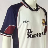 1999-2001 West Ham Away Retro Soccer Jersey