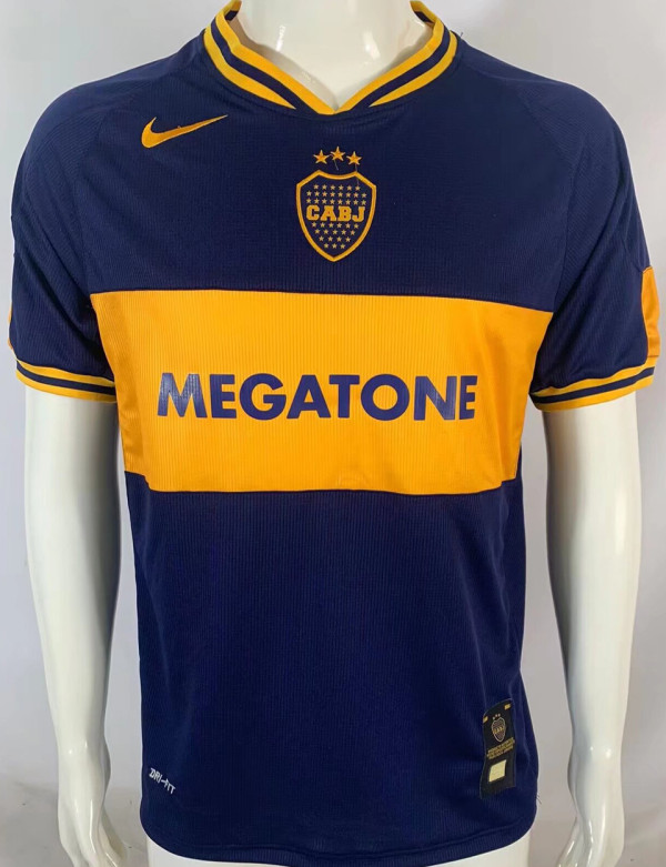 2006/07 Boca Home Retro Soccer Jersey