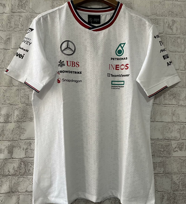 2024/25 Mercedes AMG Petronas F1 White Team T-Shirt (圆领)
