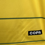 1984 Brazil Home Yellow Retro Soccer Jersey