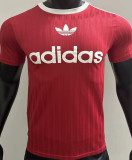 2025 AD~ Red Retro Style Player Version Soccer Jersey