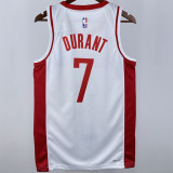 Rockets DURANT #7 White NBA Jersey
