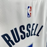 Mavericks RUSSELL #5 White NBA Jersey