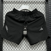 2025/26 AD Black Casual Double Layer Short Pants  A248  双层短裤